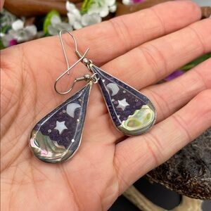 Alpaca Mexico hook earrings vintage